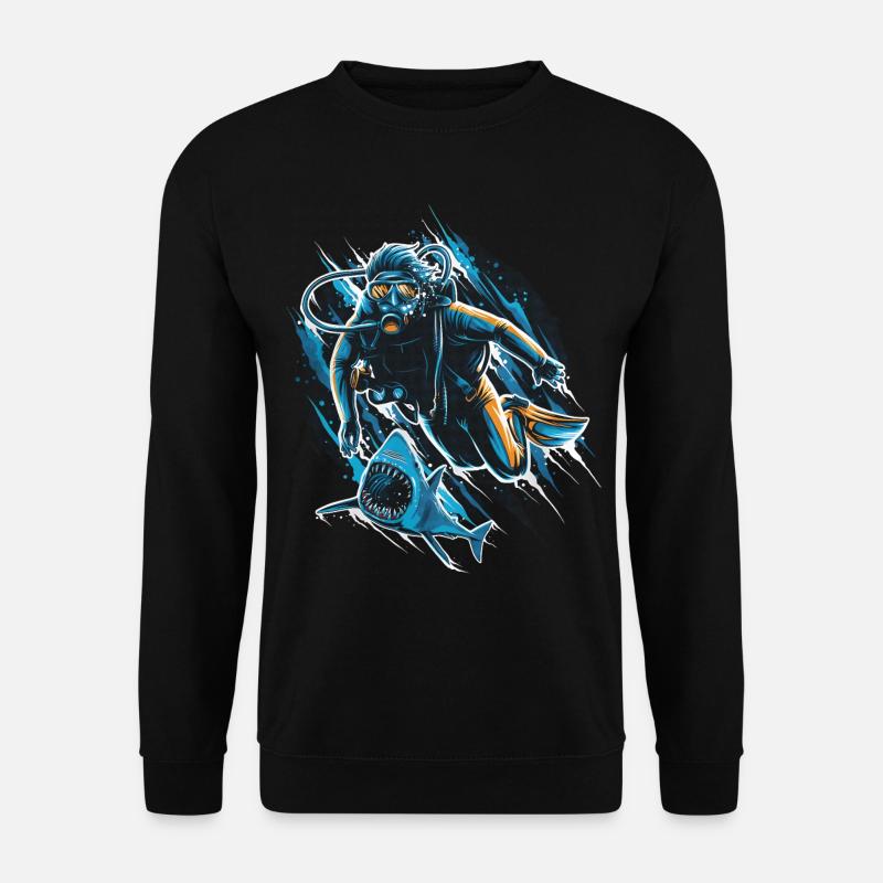 23F 0308 bk - Sweat-shirt Unisexe - noir