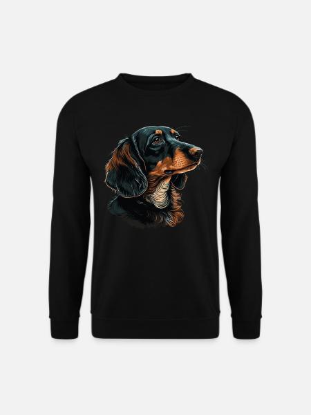 Dachshund - Unisex Sweatshirt - black