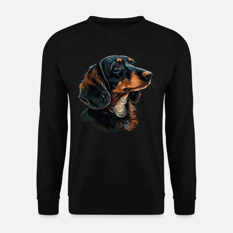 Dachshund - Unisex Sweatshirt - black