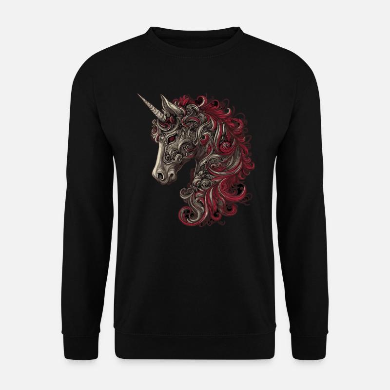 Einhornkunst - Unisex Pullover - Schwarz