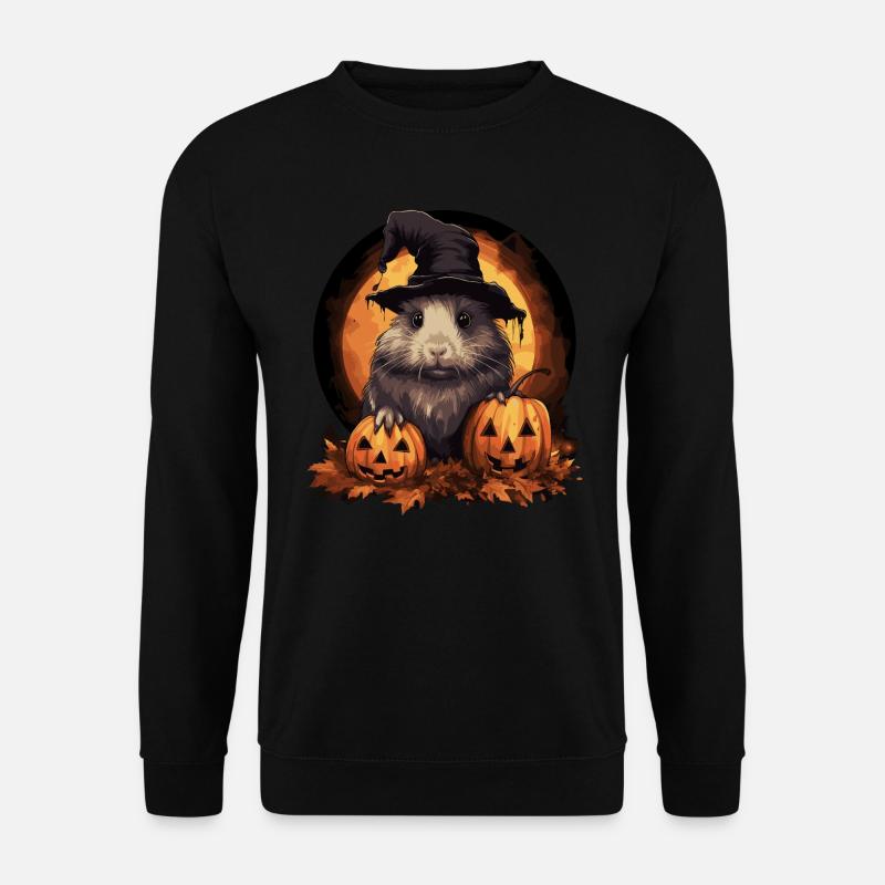 Halloween Guinea Pig - Unisex Sweatshirt - black