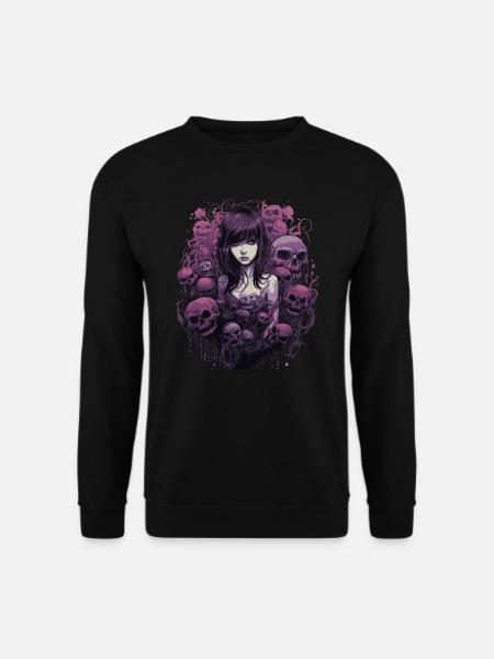 Emo HorrorFille - Sweat-shirt Unisexe - noir