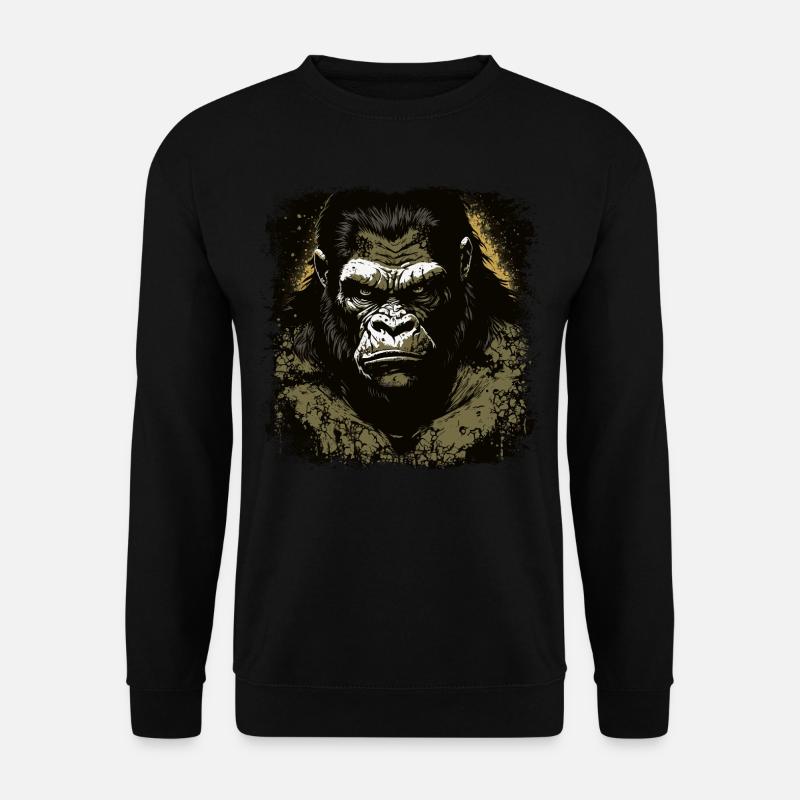 Gorille - Sweat-shirt Unisexe - noir