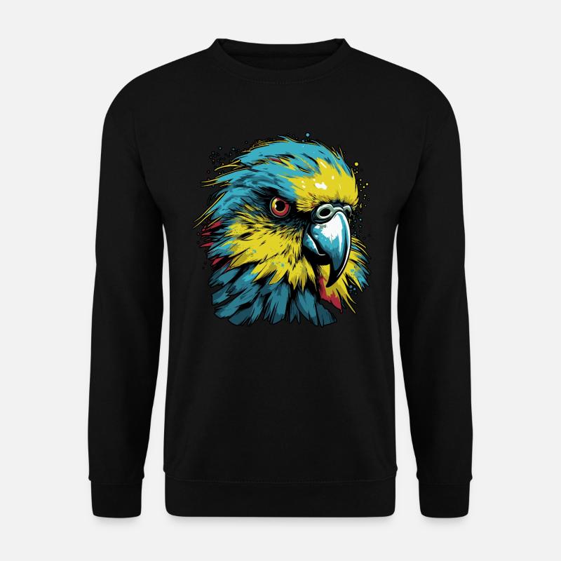Wellensittich - Unisex Pullover - Schwarz