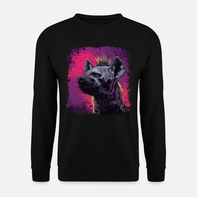 Punkrock Hyäne - Unisex Pullover - Schwarz