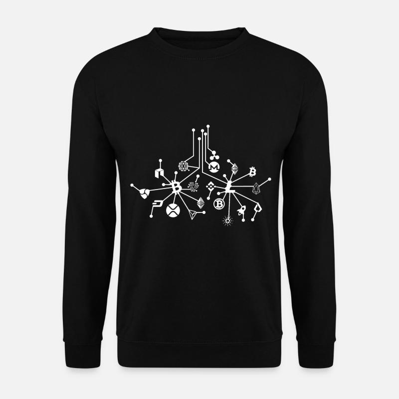 Blockchain Kryptowährung - Unisex Pullover - Schwarz
