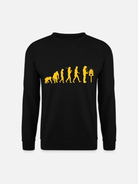 BEEKEEPER - Evolution - Beekeeper Gift - Unisex Sweatshirt - black