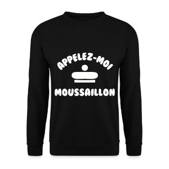 Appelez moi moussaillon - Sweat-shirt Unisexe - noir - Devant - Alina (178cm) & Michal (187cm)