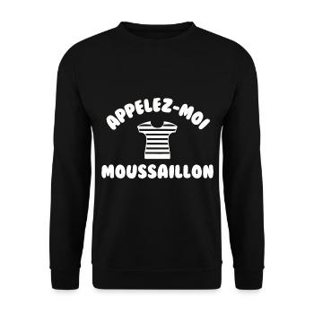 Appelez moi moussaillon - Sweat-shirt Unisexe - noir - Devant - Alina (178cm) & Michal (187cm)