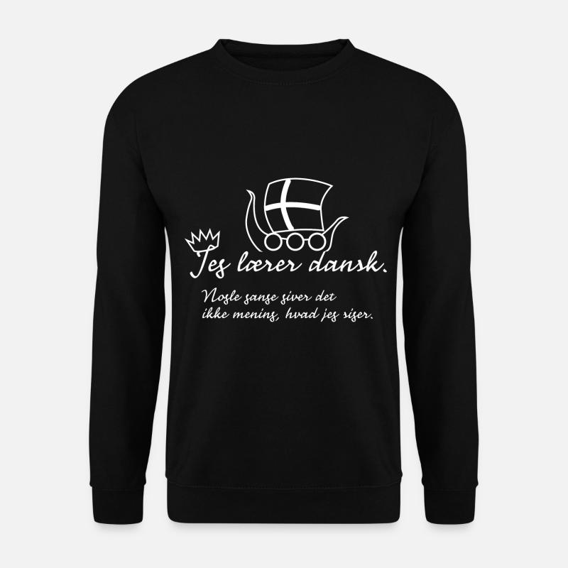 I learn Danish - Unisex Sweatshirt - black