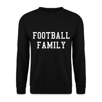 Famille du football - Sweat-shirt Unisexe - noir - Devant - Alina (178cm) & Michal (187cm)