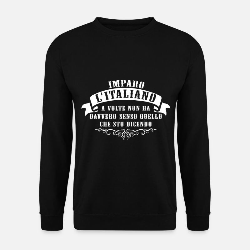 learn Italian - Unisex Sweatshirt - black