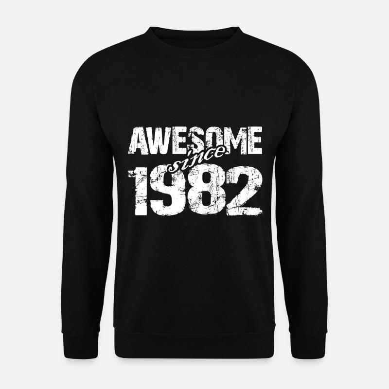 Nacido en 1982 desde 1982 excepcional - Sudadera unisex - negro