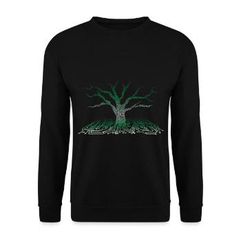 Informaticiens - Sweat-shirt Unisexe - noir - Devant - Alina (178cm) & Michal (187cm)