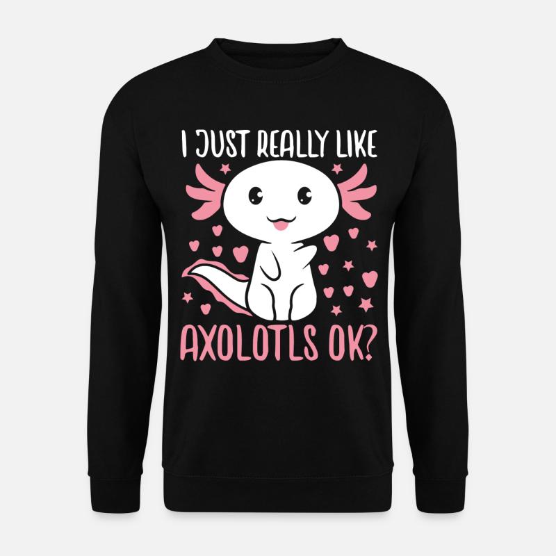 Axolotl - Unisex Sweatshirt - black
