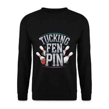 Tucking Fen Pin 6 - Unisex Pullover - Schwarz - Vorne - Alina (178cm) & Michal (187cm)