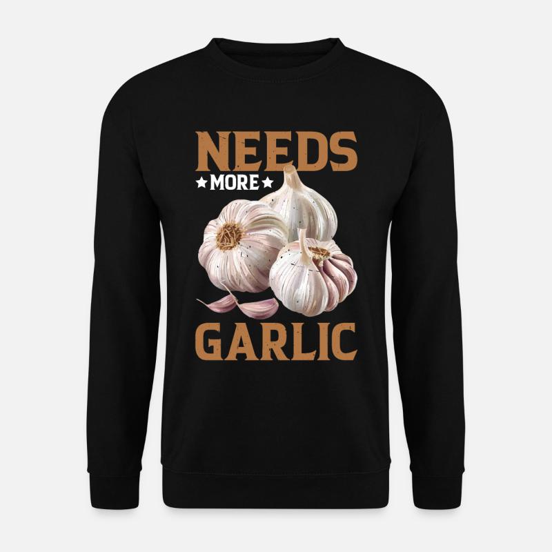 Needs More Garlic - Unisex Pullover - Schwarz