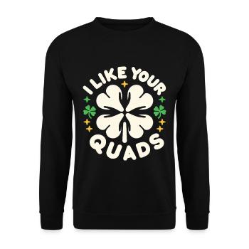 I Like Your Quads 14 - Unisex Pullover - Schwarz - Vorne - Alina (178cm) & Michal (187cm)
