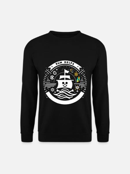 Rum Helps 5 - Unisex Pullover - Schwarz