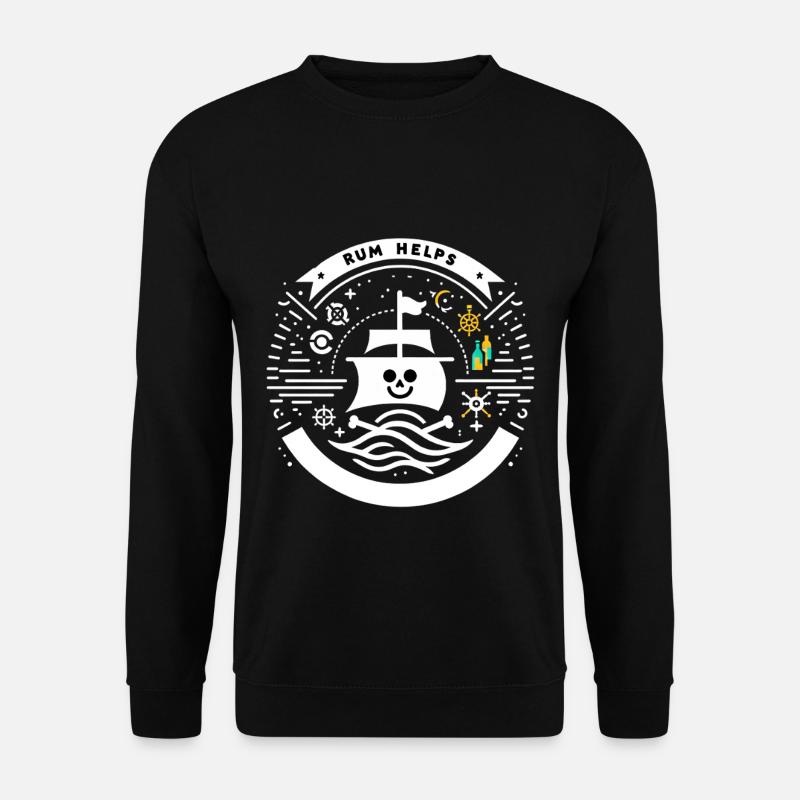 Rum Helps 5 - Unisex Pullover - Schwarz