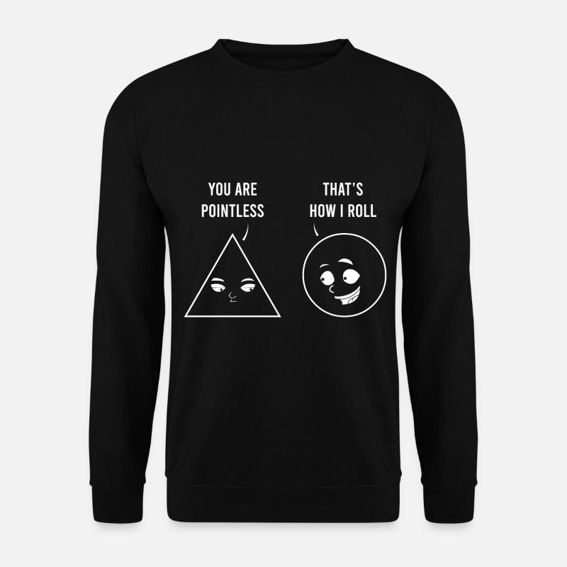 Mathe Geometrie - Unisex Pullover - Schwarz