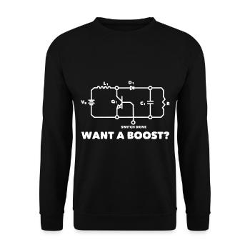 Ingénieur électronicien électricien - Sweat-shirt Unisexe - noir - Devant - Alina (178cm) & Michal (187cm)