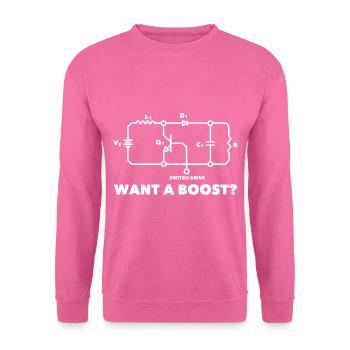 Ingénieur électronicien électricien - Sweat-shirt Unisexe - rose - Devant