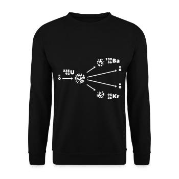 Physicien nucléaire de fission nucléaire - Sweat-shirt Unisexe - noir - Devant - Alina (178cm) & Michal (187cm)