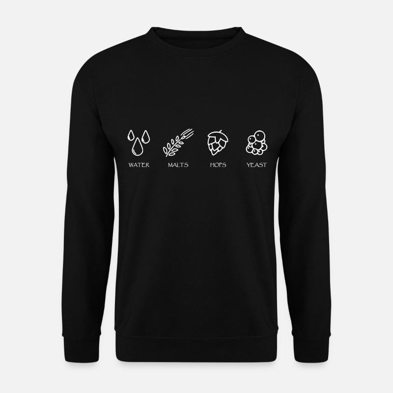 Beer Brewery Ingredients - Unisex Sweatshirt - black