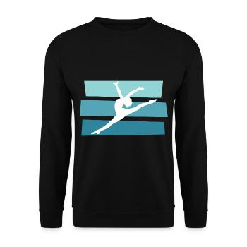 Kunstturnen - Unisex Pullover - Schwarz - Vorne - Alina (178cm) & Michal (187cm)
