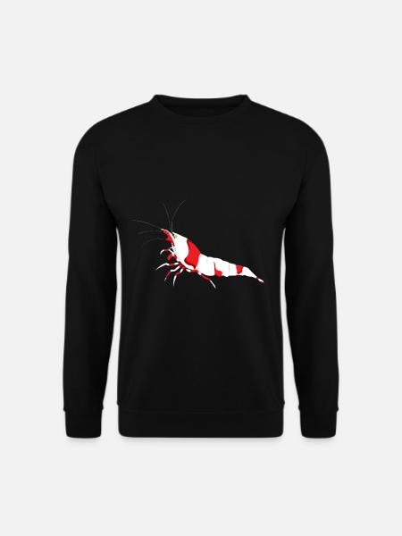 Crystal Red Garnele - Unisex Pullover - Schwarz
