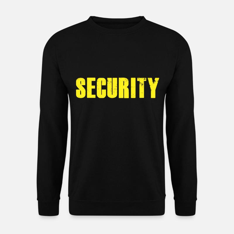 SECURITY T-Shirt - NEON Edition - Unisex Pullover - Schwarz