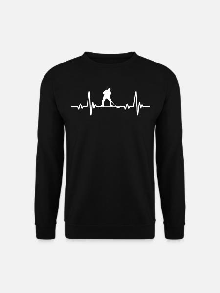 Eishockeyspieler Design - Unisex Pullover - Schwarz