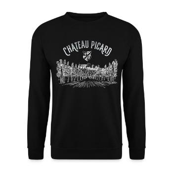 Star Trek Picard Chateau Picard - Sweat-shirt Unisexe - noir - Devant - Alina (178cm) & Michal (187cm)