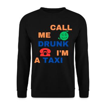 Too drunk - Unisex Sweatshirt - black - Front - Alina (178cm) & Michal (187cm)