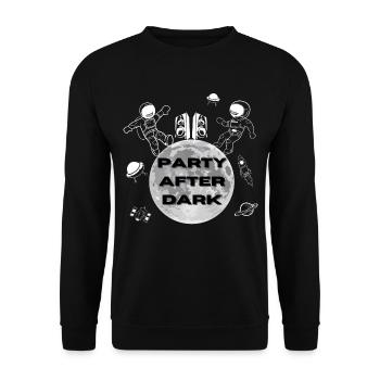 FÊTE APRÈS LA TOMBÉE DE LA NUIT - Sweat-shirt Unisexe - noir - Devant - Alina (178cm) & Michal (187cm)