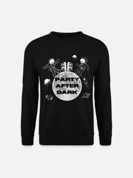 PARTY AFTER DARK - Unisex Sweatshirt - black