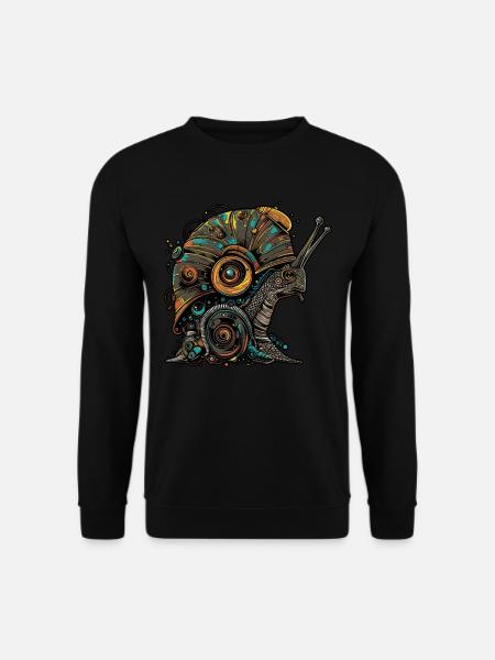 Crinchy Snail - Unisex Sweatshirt - black
