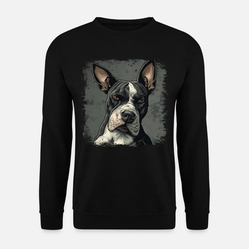 Bullterrier - Unisex Pullover - Schwarz