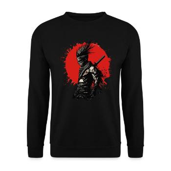 Fantasy ninja Punk - Sweat-shirt Unisexe - noir - Devant - Alina (178cm) & Michal (187cm)