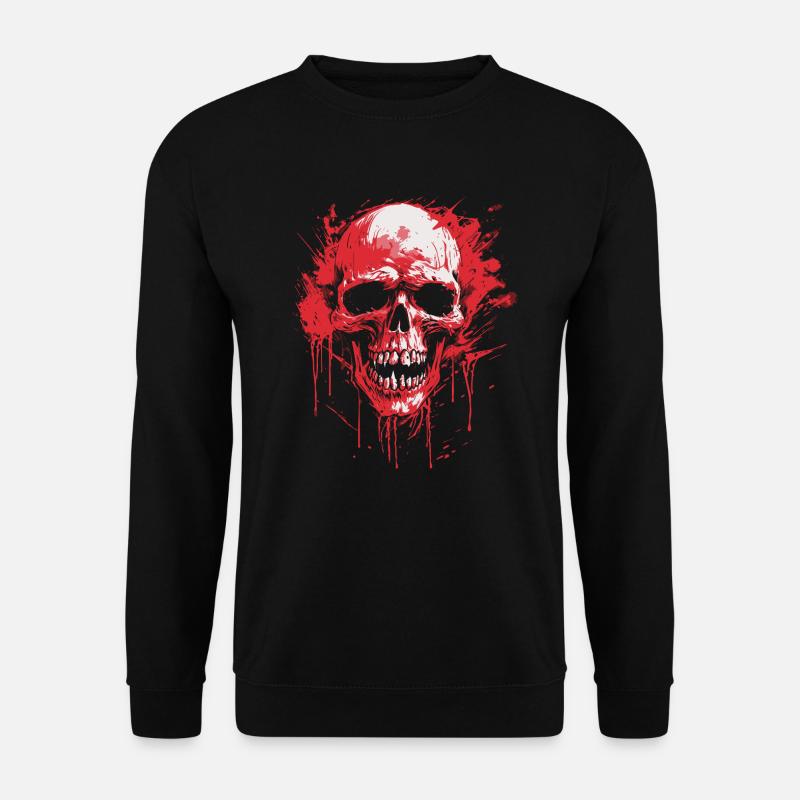 Schädel - Unisex Pullover - Schwarz