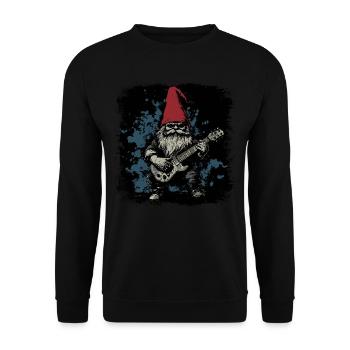 Transat nain de jardin - Sweat-shirt Unisexe - noir - Devant - Alina (178cm) & Michal (187cm)