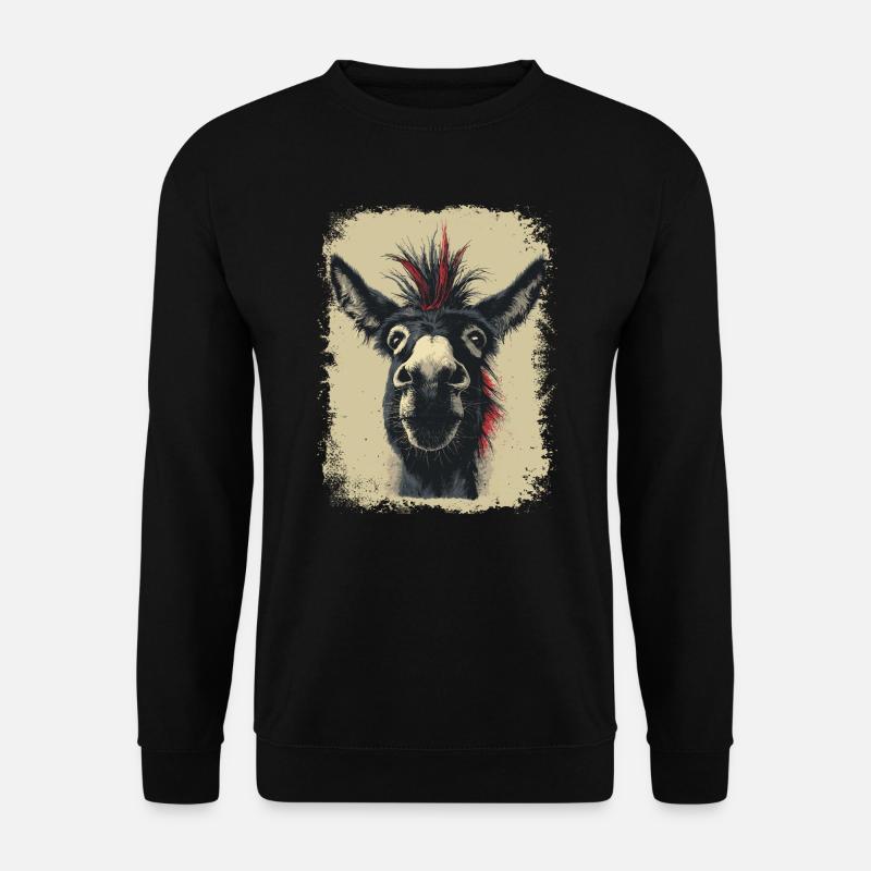 Drôle d’âne - Sweat-shirt Unisexe - noir