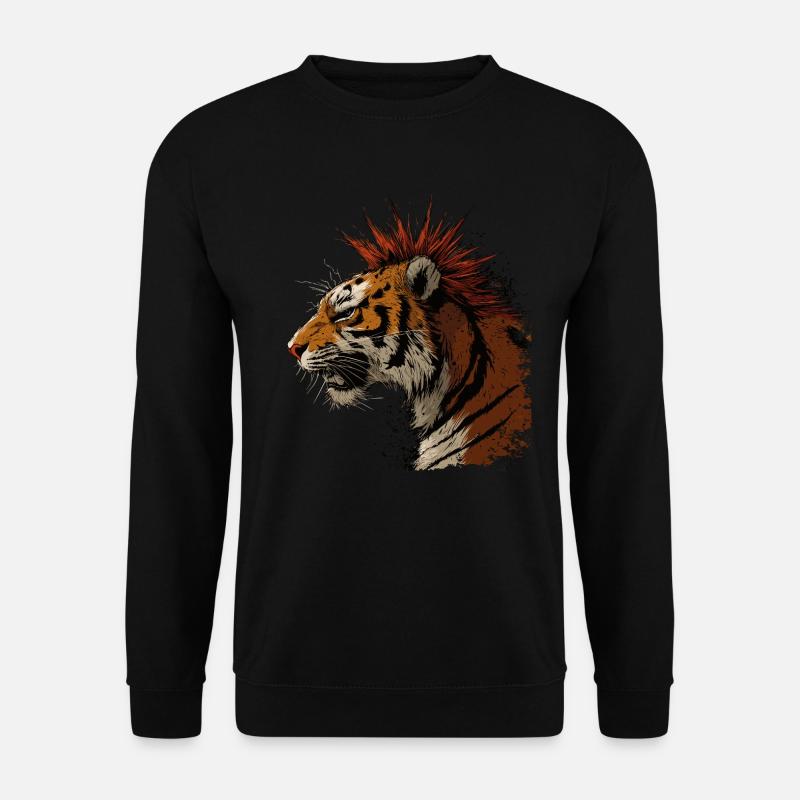 Tigerpunk - Unisex Pullover - Schwarz