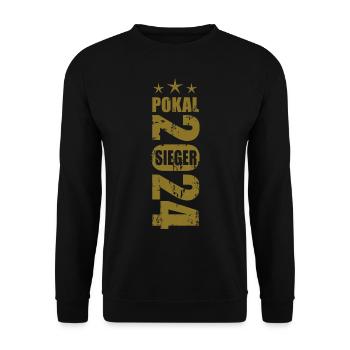 Pokalsieger 2024 - Unisex Pullover - Schwarz - Vorne - Alina (178cm) & Michal (187cm)
