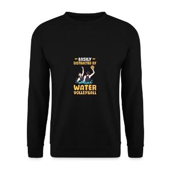 Water Game Splash Volleyball Water Volleyball - Unisex Pullover - Schwarz - Vorne - Alina (178cm) & Michal (187cm)