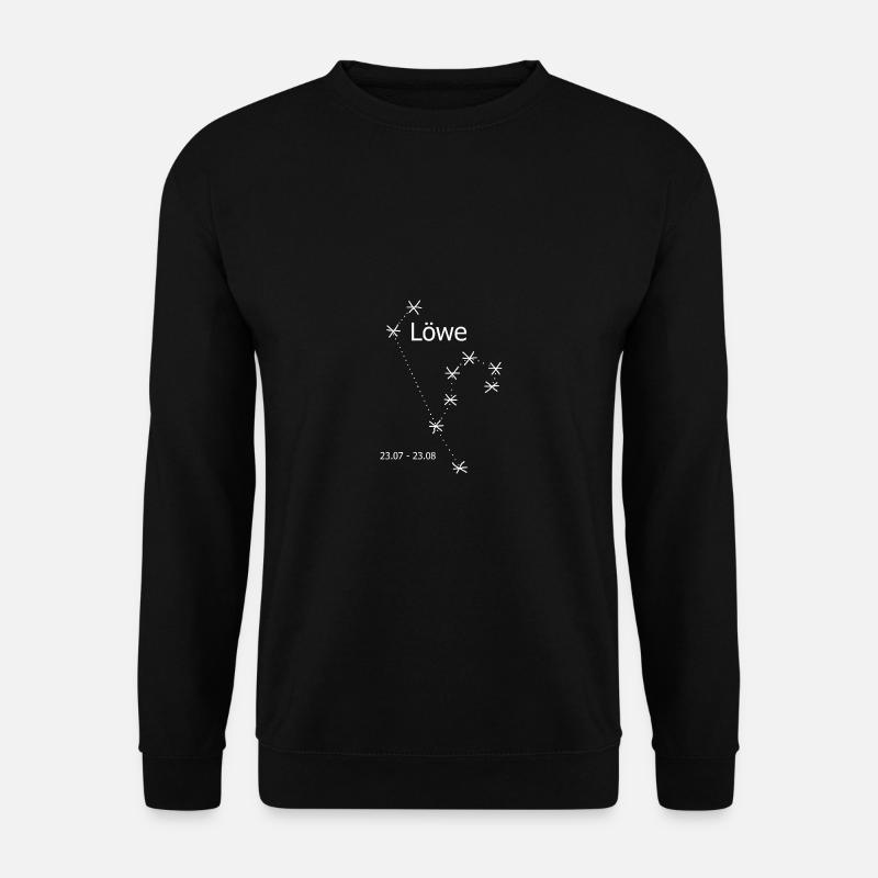 Sternbild Löwe - Unisex Pullover - Schwarz