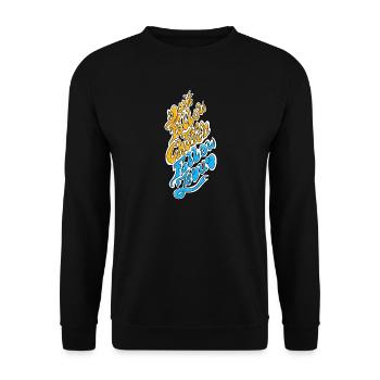 Anticlerycal - Unisex Sweatshirt - black - Front - Alina (178cm) & Michal (187cm)