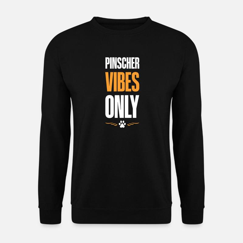 Pinscher Vibes Only - Unisex Sweatshirt - black