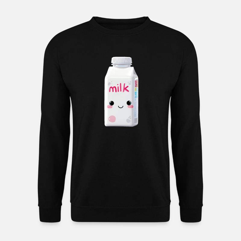 Milch Kawaii - Unisex Pullover - Schwarz